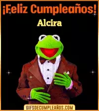 Meme feliz cumpleaños Alcira